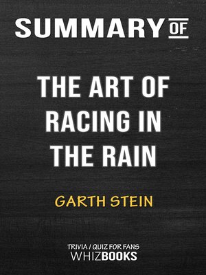 cover image of Summary of the Art of Racing in the Rain